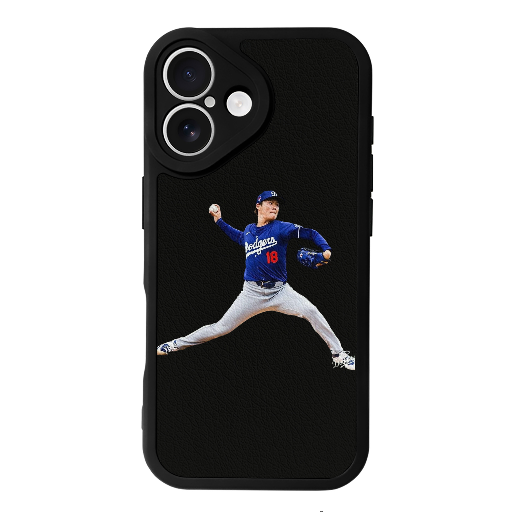  IPhone 16 Silicone Leather Case – UV Print, Lambskin Texture – Perfect Fit, Wireless Charging Compatible, Scratch Resistant, Precise Cutouts – Stylish Protection For IPhone 16